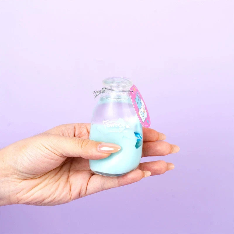 Pawtoto Liquid Glitter Bottle Squishy Toy Handmade Food Grade Silicon Creamy Clay Feel Soft Quick Rebound