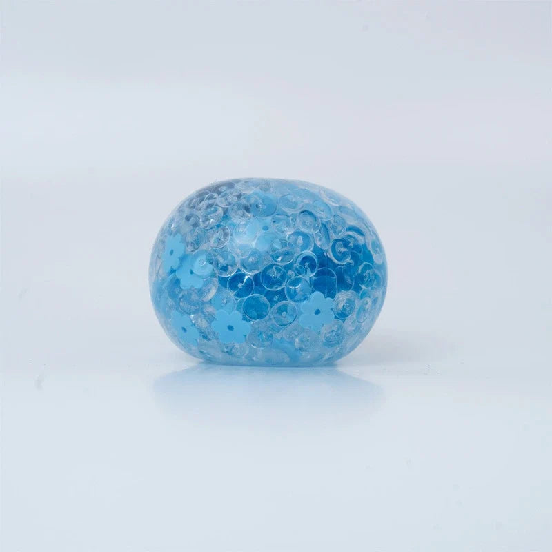 Pawtoto Blueberry Flower Mist Ball Squishy Toy Handmade  Creamy Clay Feel Soft Quick Rebound