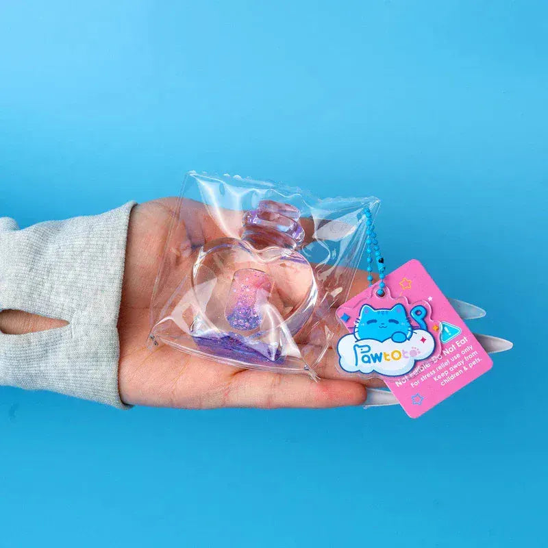 Pawtoto Aurora Clear Wishing Bottle Squishy Toy Handmade Food Grade Silicon Creamy Clay Feel Soft Quick Rebound