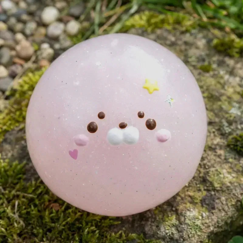 Pawtoto Seal Dumpling Squishy Toy Handmade Food Grade Silicon Creamy Clay Feel Soft Quick Rebound