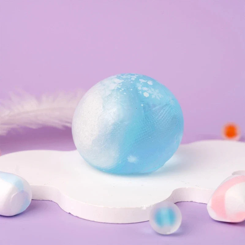 Pawtoto Thick Iceberg Clay Ball Stress Relief Toys Squishy Stressball