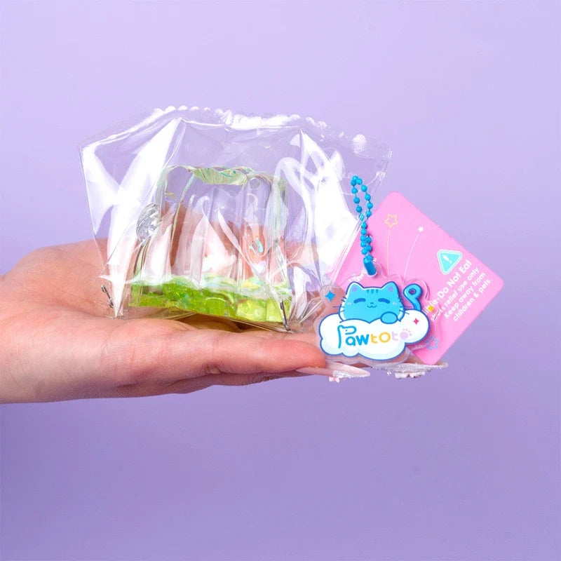 Pawtoto Aurora Canelé Squishy Toy Handmade Food Grade Silicon Creamy Clay Feel Soft Quick Rebound