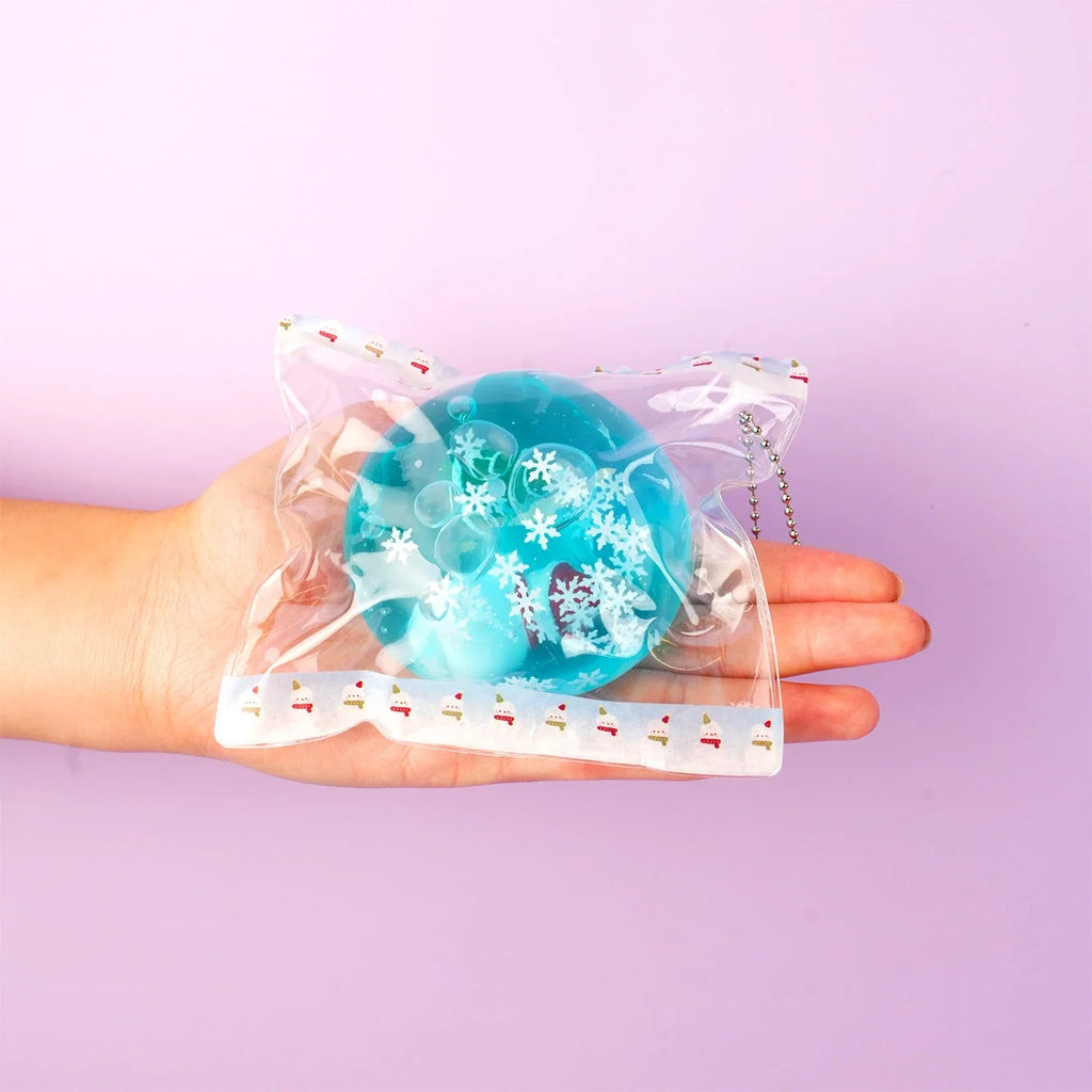 Pawtoto Christmas Crystal Ball - Blue Stress Relief Toys Squishy Stressball