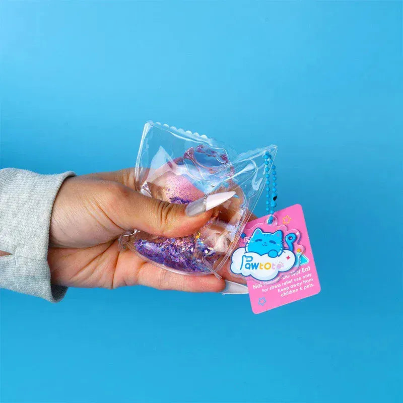 Pawtoto Aurora Clear Wishing Bottle Squishy Toy Handmade Food Grade Silicon Creamy Clay Feel Soft Quick Rebound