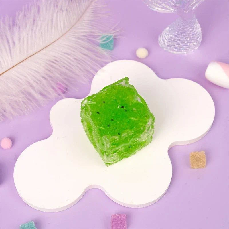 Pawtoto Mini Cheese Slush/Crunchy Gel/Silent Sensory Toy, Stress Relief Toy, Fidget Toy, Creative Activity Gift for Teens & Adults