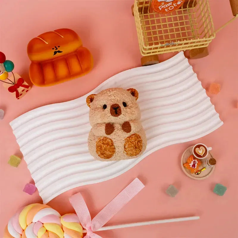 Pawtoto Cute Animals Squishy Toy Handmade Food Grade Silicon Creamy Clay Feel Medium Soft Medium Rebound
