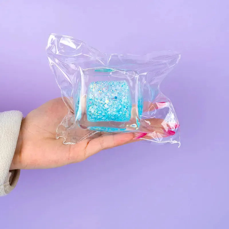 Pawtoto Liquid Sand Ice Block Series Squishy Food Grade Silicon Water Feel Medium Softness Quick Rebound
