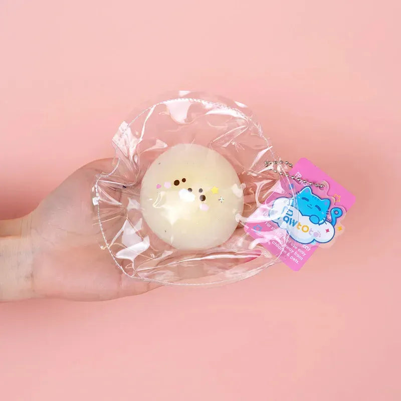 Pawtoto Seal Dumpling Squishy Toy Handmade Food Grade Silicon Creamy Clay Feel Soft Quick Rebound