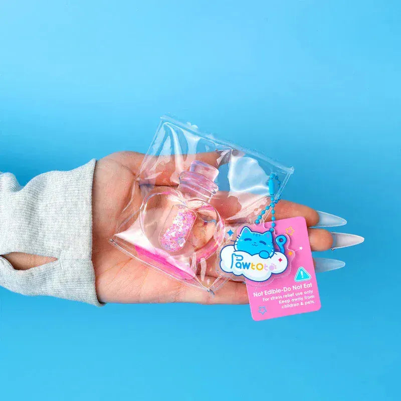 Pawtoto Aurora Clear Wishing Bottle Squishy Toy Handmade Food Grade Silicon Creamy Clay Feel Soft Quick Rebound