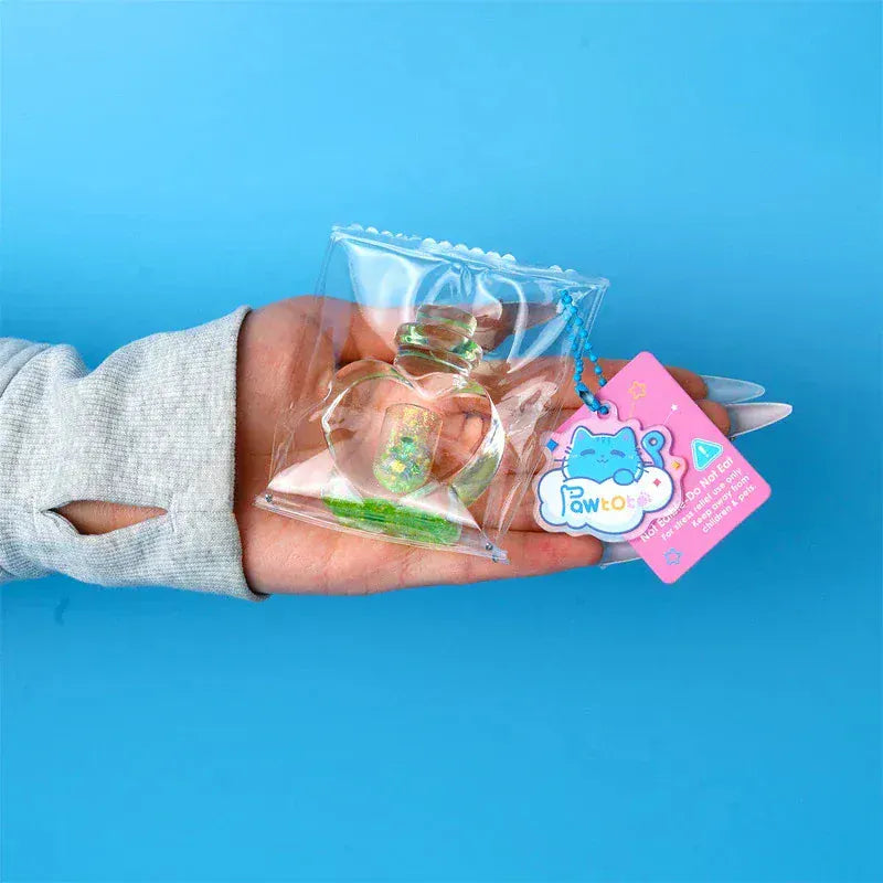 Pawtoto Aurora Clear Wishing Bottle Squishy Toy Handmade Food Grade Silicon Creamy Clay Feel Soft Quick Rebound