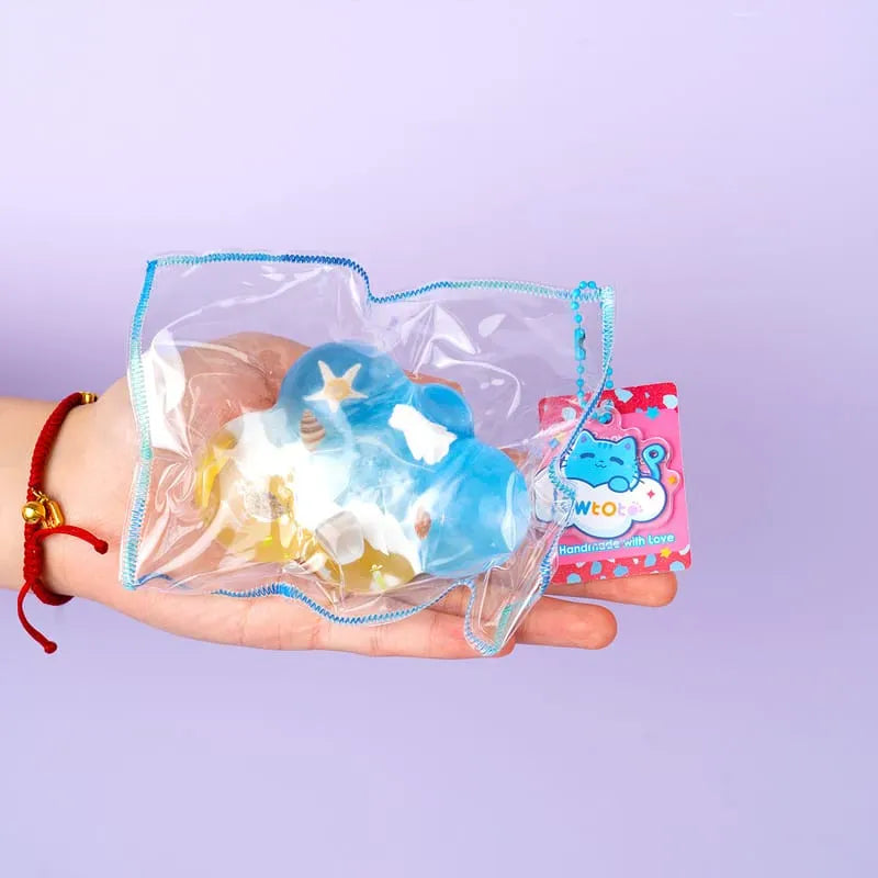 Pawtoto Beach Bliss Squishy Toy Handmade Food Grade Silicon Water Feel Firm Medium Rebound