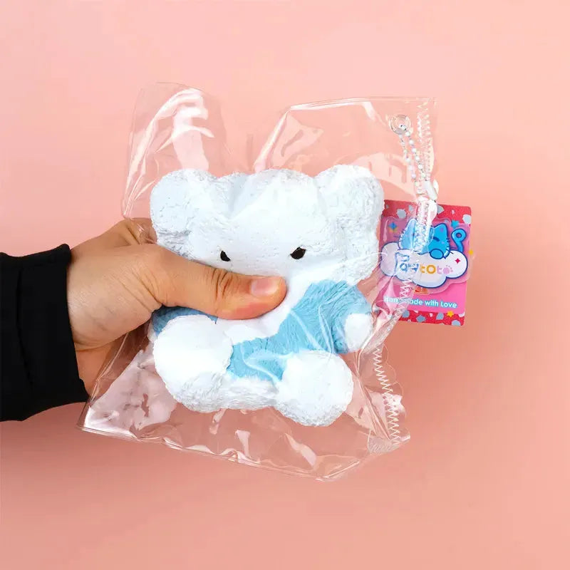 Pawtoto Cute Animals Squishy Toy Handmade Food Grade Silicon Creamy Clay Feel Medium Soft Medium Rebound