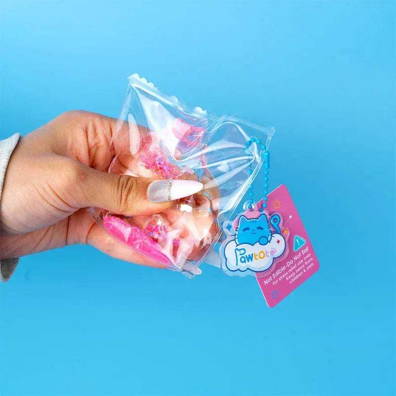 Pawtoto Aurora Clear Wishing Bottle Squishy Toy Handmade Food Grade Silicon Creamy Clay Feel Soft Quick Rebound