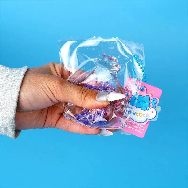 Pawtoto Aurora Clear Wishing Bottle Squishy Toy Handmade Food Grade Silicon Creamy Clay Feel Soft Quick Rebound