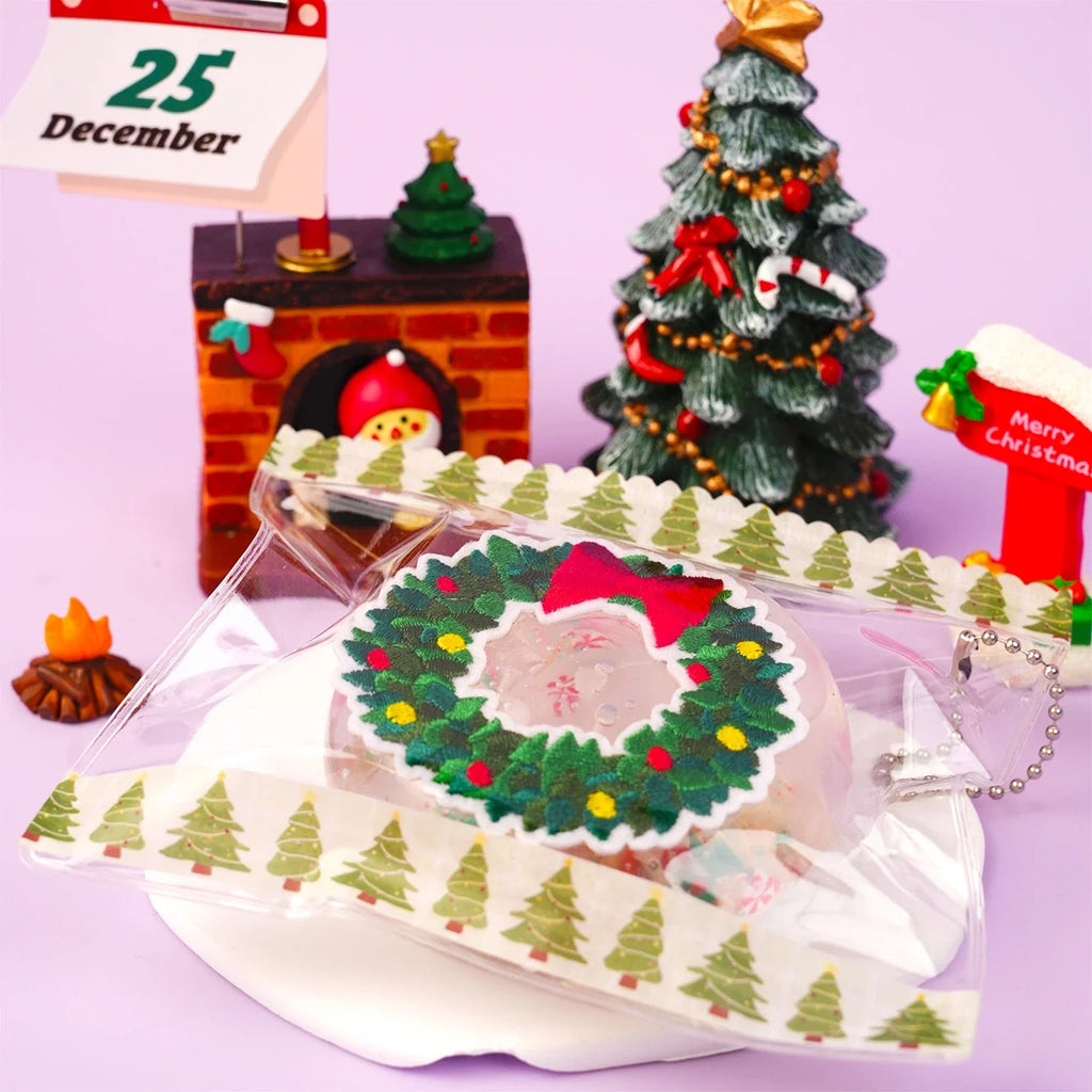 Pawtoto Christmas Clear Sphere (Wreath Charm) Stress Relief Toys Squishy Stressball