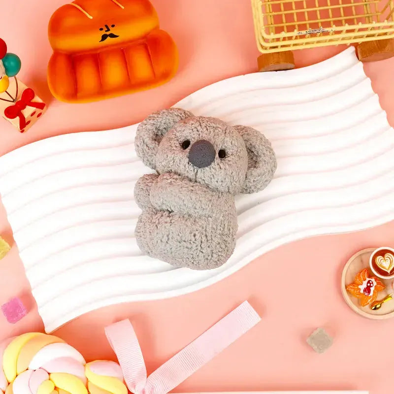 Pawtoto Cute Animals Squishy Toy Handmade Food Grade Silicon Creamy Clay Feel Medium Soft Medium Rebound
