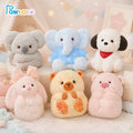 Pawtoto Cute Animals Squishy Toy Handmade Food Grade Silicon Creamy Clay Feel Medium Soft Medium Rebound