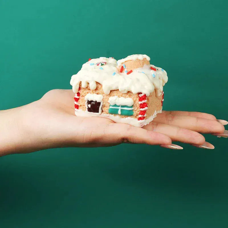 Pawtoto Christmas Snowy House Squishy Toy Handmade Food Grade Silicon