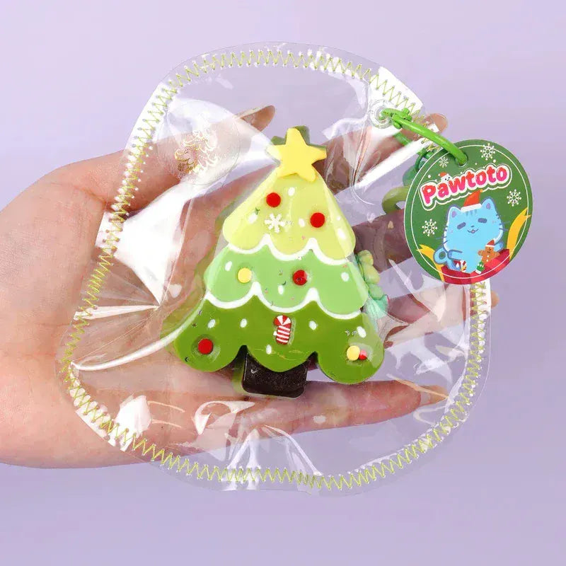 Pawtoto Cute Christmas Tree Series Squishy Toy Handmade Food Grade Silicon