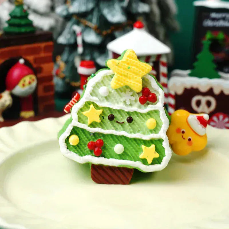 Pawtoto Cute Christmas Tree Series Squishy Toy Handmade Food Grade Silicon