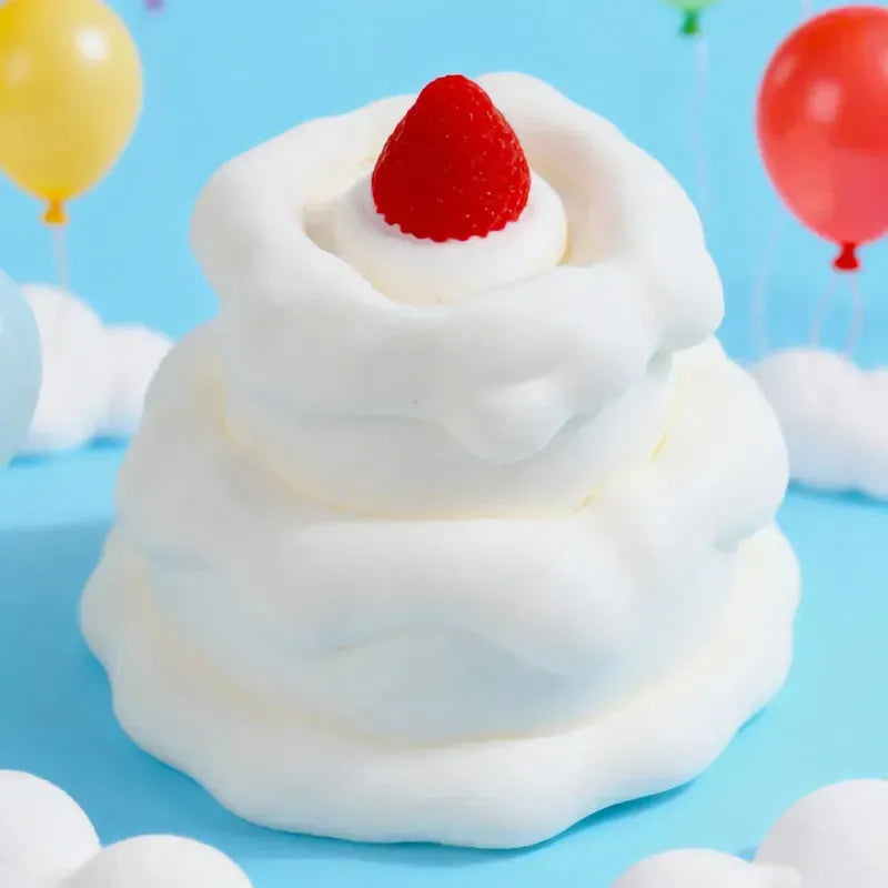 Pawtoto Fairy Wonderland Glimmer Cake Series Squishy Toy Handmade Food Grade Silicon Creamy Clay Feel Soft Quick Rebound