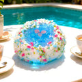 Pawtoto Floral Words: Crystal Romance Wishing Pool Squishy Toy Handmade Food Grade Silicon Creamy Clay Feel Soft Quick Rebound