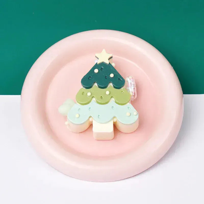 Pawtoto Cute Christmas Tree Series Squishy Toy Handmade Food Grade Silicon