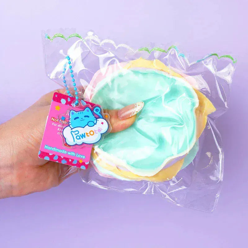 Pawtoto Clear Crystal Treats Series Squishy Toy Handmade Food Grade Silicon Creamy Clay Feel Soft Quick Rebound