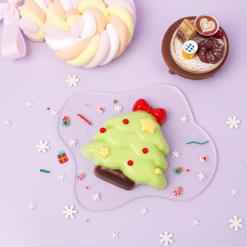 Pawtoto Cute Christmas Tree Series Squishy Toy Handmade Food Grade Silicon