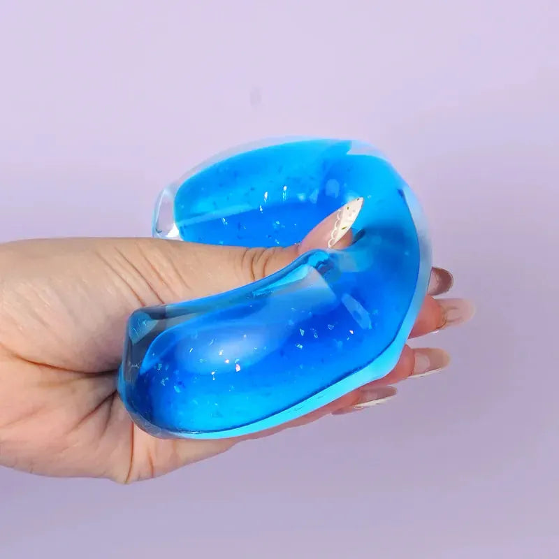 Pawtoto Liquid Sand Ice Block Series Squishy Food Grade Silicon Water Feel Medium Softness Quick Rebound