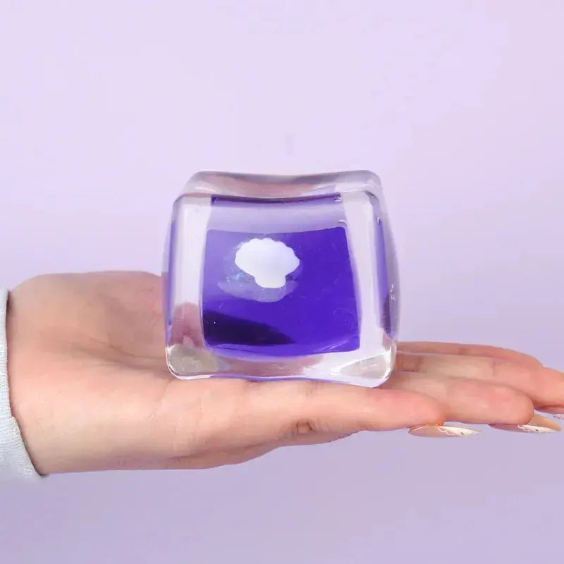 Pawtoto Liquid Sand Ice Block Series Squishy Food Grade Silicon Water Feel Medium Softness Quick Rebound
