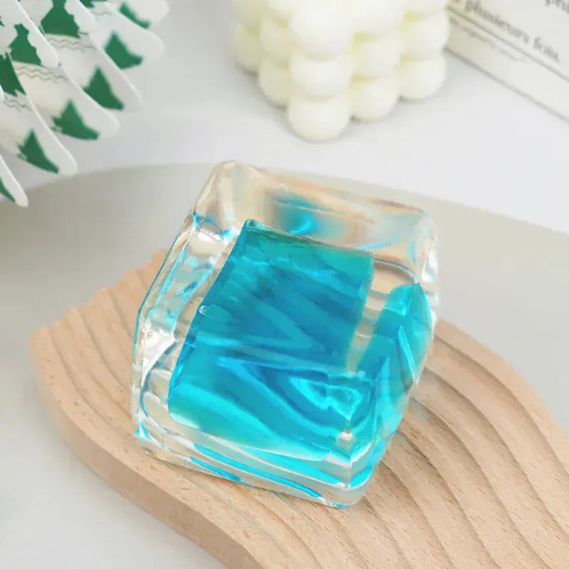 Pawtoto Liquid Sand Ice Block Series Squishy Food Grade Silicon Water Feel Medium Softness Quick Rebound