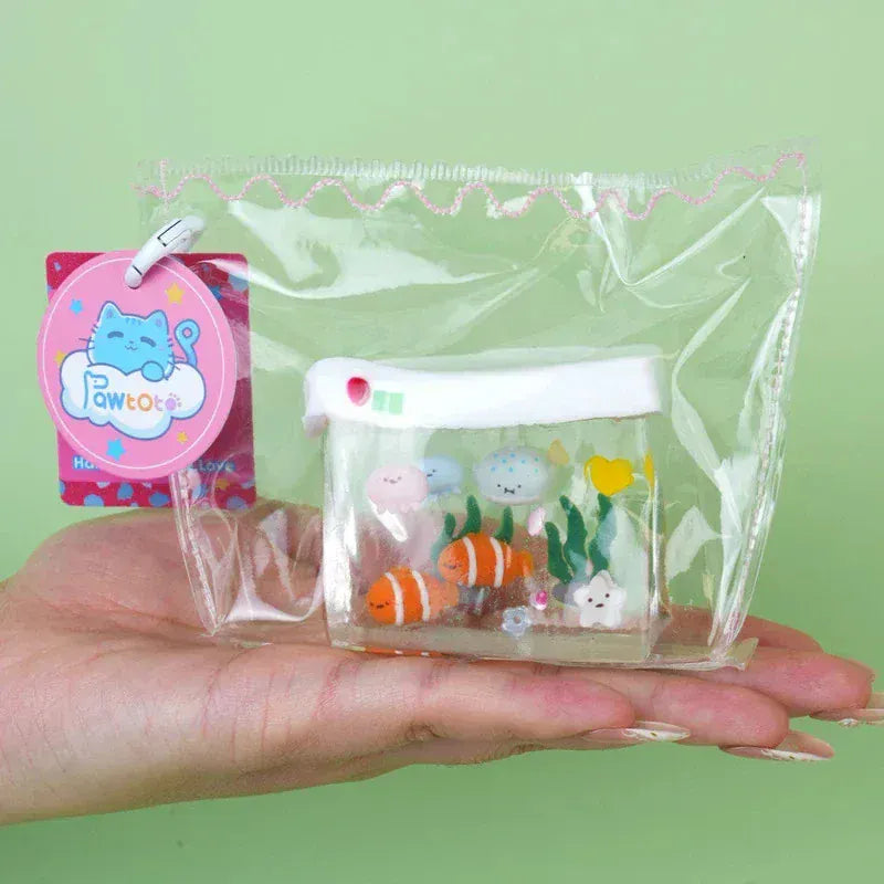 Pawtoto Marine Biotope Squishy Toy Handmade Food Grade Silicon Creamy Clay Feel Soft Quick Rebound