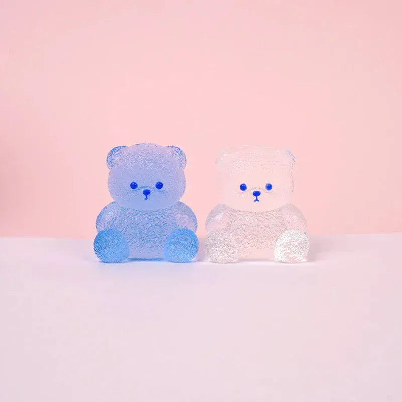 Pawtoto Sitting Bear Squishy Toy – Handmade Soft Silicone Stress Relief Toy
