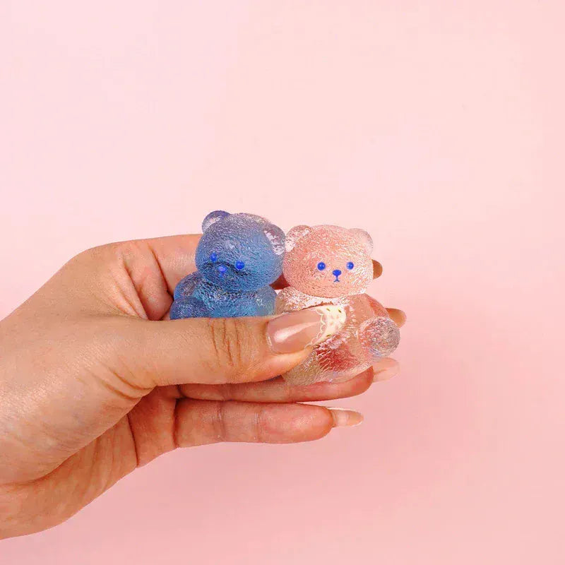 Pawtoto Sitting Bear Squishy Toy – Handmade Soft Silicone Stress Relief Toy