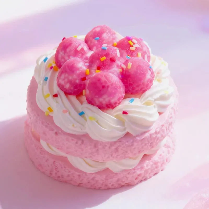 Pawtoto Fairy Wonderland Glimmer Cake Series Squishy Toy Handmade Food Grade Silicon Creamy Clay Feel Soft Quick Rebound