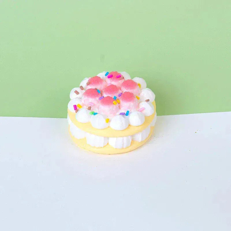 Pawtoto Fairy Wonderland Glimmer Cake Series Squishy Toy Handmade Food Grade Silicon Creamy Clay Feel Soft Quick Rebound