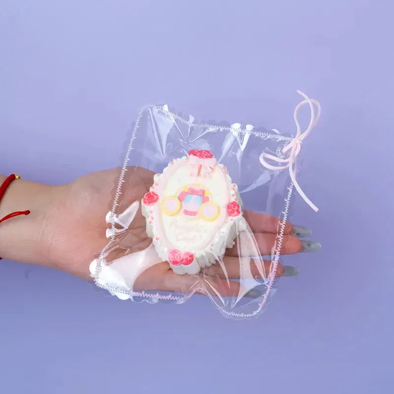 Pawtoto Fairy Wonderland Glimmer Cake Series Squishy Toy Handmade Food Grade Silicon Creamy Clay Feel Soft Quick Rebound