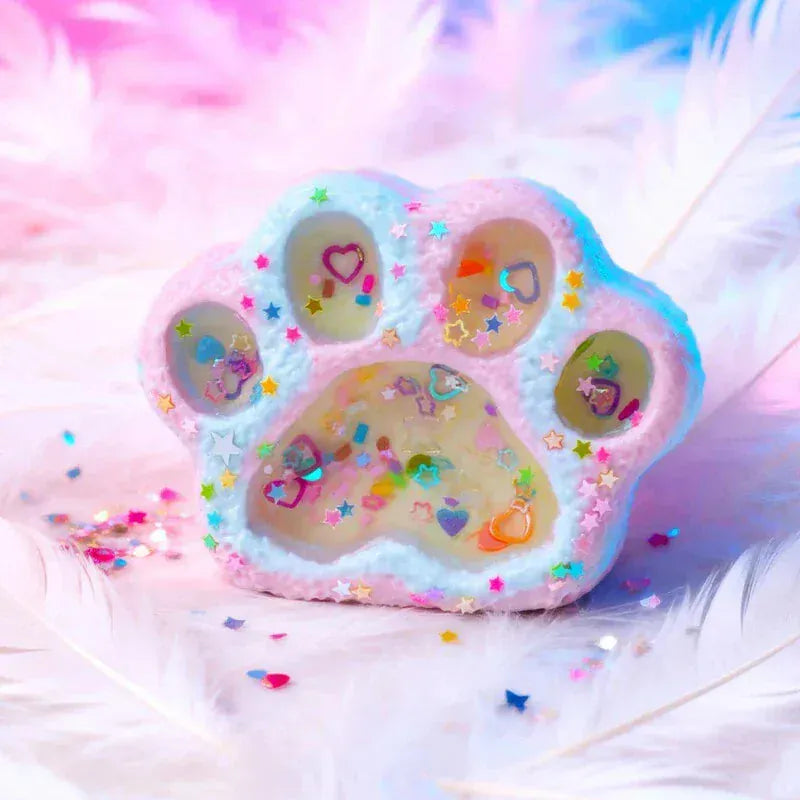 Pawtoto Star River Cat Paw Squishy Toy Handmade Food Grade Silicon Creamy Clay Feel Soft Quick Rebound