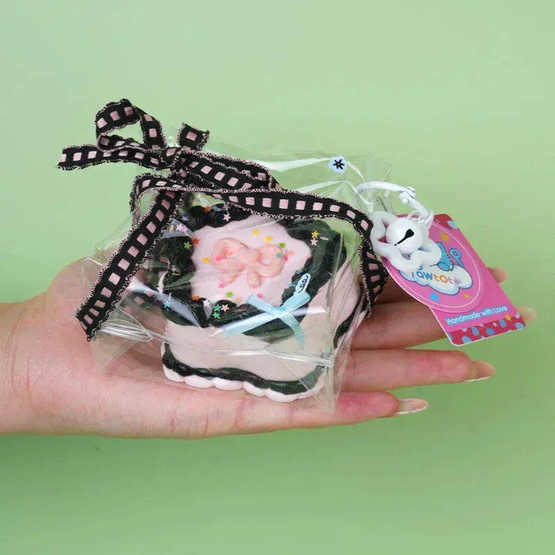 Pawtoto Fairy Wonderland Glimmer Cake Series Squishy Toy Handmade Food Grade Silicon Creamy Clay Feel Soft Quick Rebound