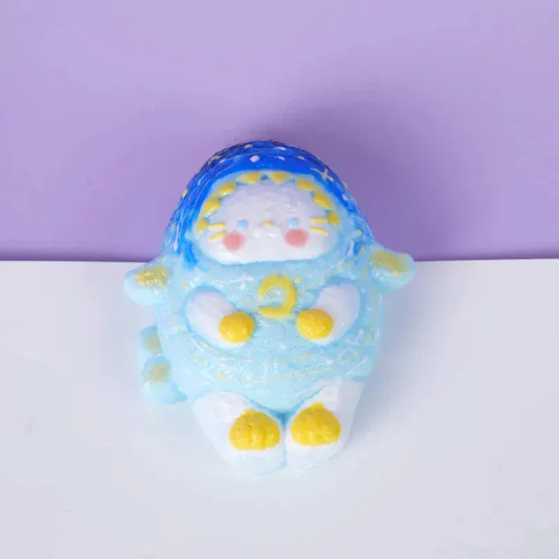Pawtoto Starry Kitten Squishy Toy Handmade Food Grade Silicon Creamy Clay Feel Soft Quick Rebound