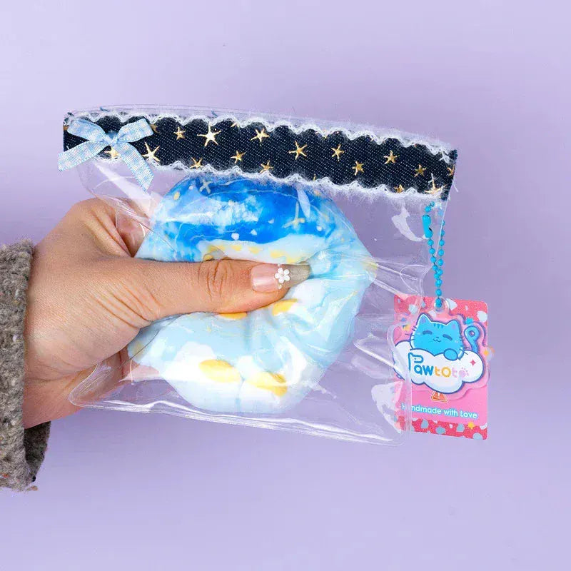 Pawtoto Starry Kitten Squishy Toy Handmade Food Grade Silicon Creamy Clay Feel Soft Quick Rebound
