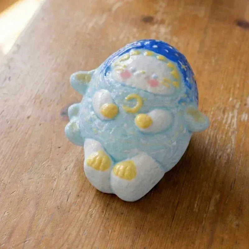 Pawtoto Starry Kitten Squishy Toy Handmade Food Grade Silicon Creamy Clay Feel Soft Quick Rebound